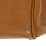 Hermes Kelly Handbag Brown Togo with Palladium Hardware 32 - image 6