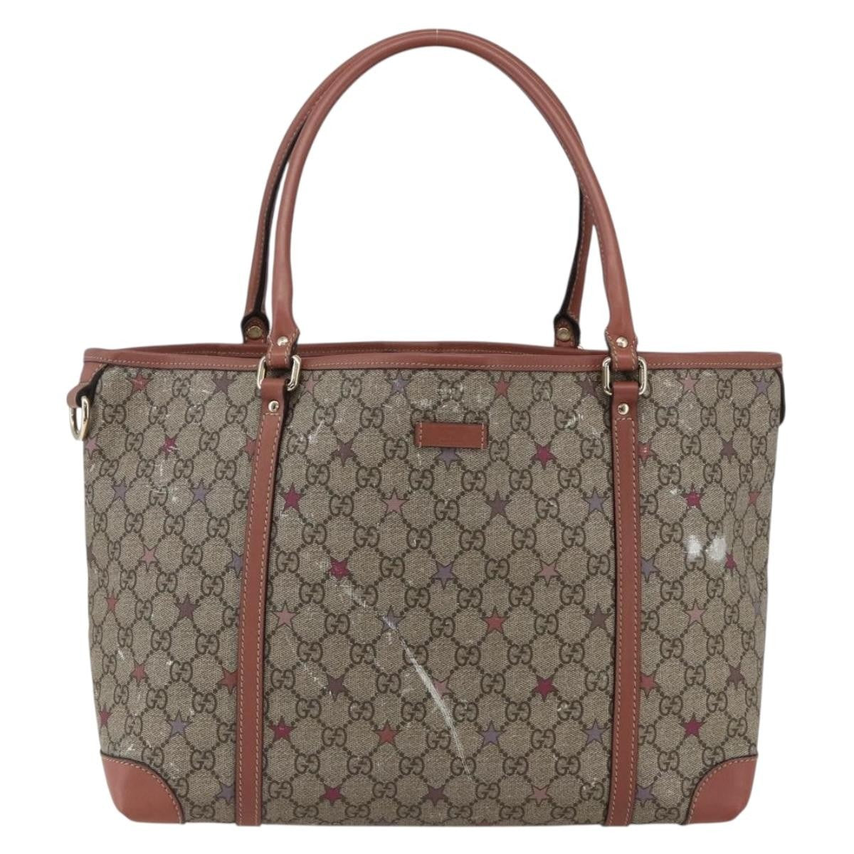 Gucci Joy Plus Tote GG Coated Canvas with Leather Large - image 1