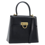 Salvatore Ferragamo Gancini Convertible Top Handle Bag Leather Medium - image 13