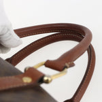 Celine Vintage Macadam Handbag Canvas and Leather - image 16