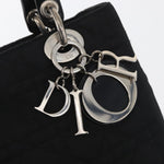 Christian Dior Vintage Lady Dior Bag Cannage Quilt Nylon Medium - image 15