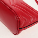 Gucci GG Marmont Pochette Shoulder Bag Matelasse Leather Small - image 10