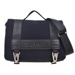 Chanel Sport Line Flap Messenger Bag Wool and Nylon Small - image 1