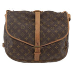 Louis Vuitton Saumur Handbag Monogram Canvas 35 - image 1