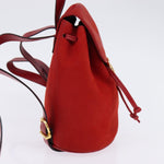 Salvatore Ferragamo Gancini Flap Drawstring Backpack Leather Mini - image 4