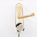 Chanel Vintage Camellia Round Evening Bag Lambskin and Satin - image 14