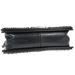 Chanel Boy Flap Bag Quilted Glazed Calfskin New Medium - image 8