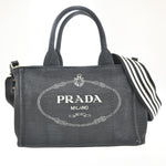 Prada Canapa Convertible Tote Canvas Medium - image 1