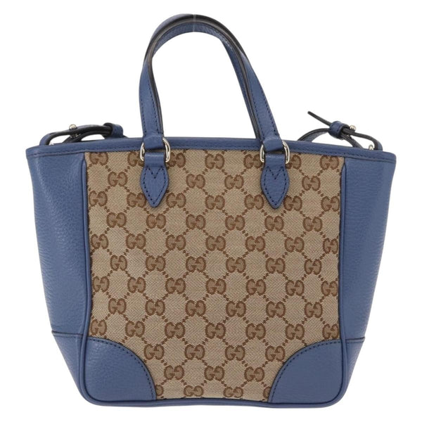 Gucci Bree Convertible Tote GG Canvas with Leather Small