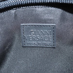 Versace Front Pocket Shoulder Bag Leather and Canvas - image 6