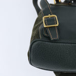 Gucci Vintage Bamboo Backpack Suede Small - image 10