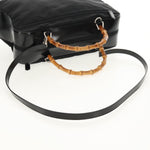 Gucci Vintage Bamboo Handle Bag Nylon - image 15
