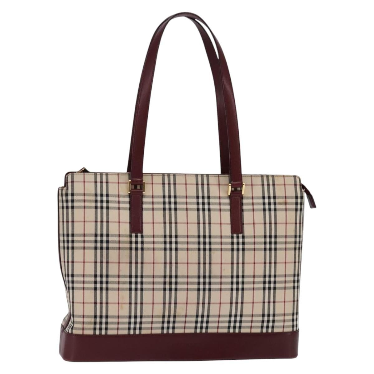 Burberry Nova Check Tote canvas check pattern - image 1