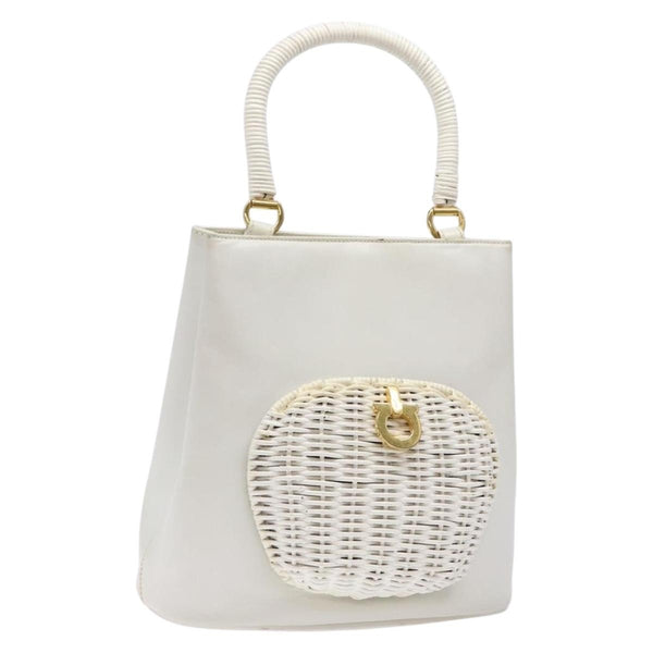 Salvatore Ferragamo Vintage Gancini Convertible Top Handle Bag Leather - image 1