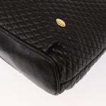 Bally Vintage Chain Shoulder Bag Quilted Leather - image 8