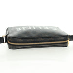 Celine Logo Messenger Bag Triomphe Coated Canvas Medium - image 19