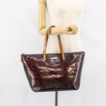 Louis Vuitton Bellevue Handbag Monogram Vernis GM - image 14