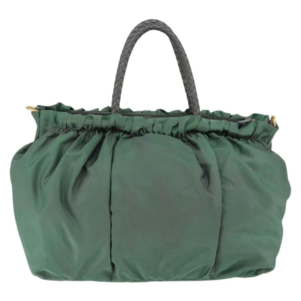 Prada Convertible Bow Tote Tessuto Medium