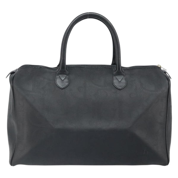 Christian Dior Vintage Trotter Boston Bag Canvas