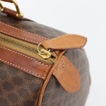 Celine Vintage Macadam Boston bag Canvas and Leather - image 10