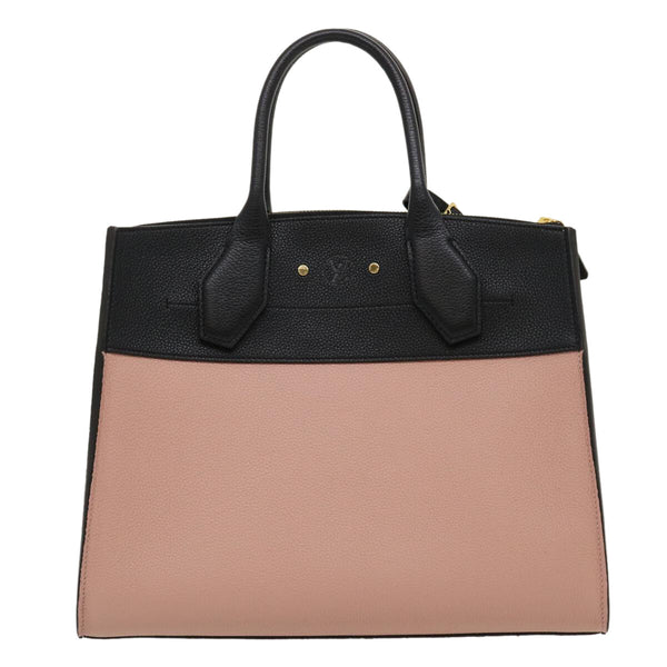 Louis Vuitton City Steamer Handbag Leather MM