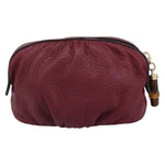 Gucci Bamboo Pouch Leather - image 2