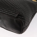 Bally Vintage Chain Shoulder Bag Quilted Leather - image 11