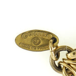 Chanel Vintage Double CC Pendant Necklace Metal - image 3