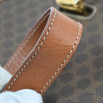 Celine Vintage Macadam Shoulder Bag Canvas and Leather - image 12