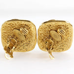 Chanel Vintage CC Clip-On Earrings Metal - image 4