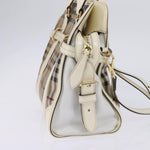 Burberry Minford Satchel Haymarket Coated Canvas Medium - image 4
