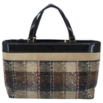 Burberry Nova Check Handbag Wool - image 2