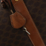 Celine Vintage Macadam Boston bag Canvas and Leather - image 18