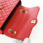 Chanel Two Tone Flap Bag Quilted Lambskin Small - image 19