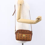 MCM Visetos Shoulder bag Canvas and Leather - image 13