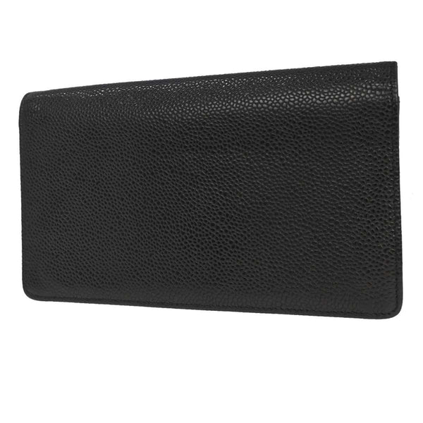 Chanel CHANEL V Stitch Chevron Long Bifold Wallet Pink Chevron medium