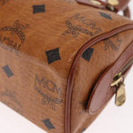 MCM Visetos Handbag Canvas and Leather - image 11