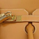 Hermes HAC Birkin Bag Brown Vache Natural with Gold Hardware 32 - image 14