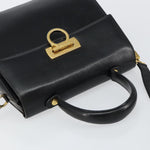 Salvatore Ferragamo Gancini Convertible Top Handle Bag Leather Medium - image 18