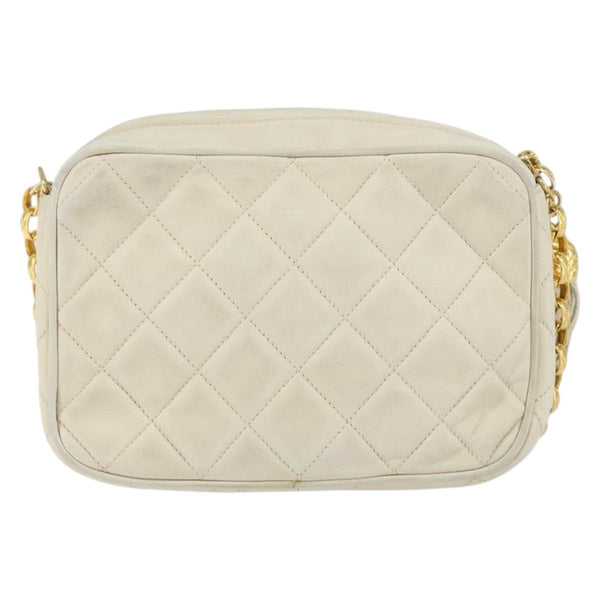 Chanel Vintage Front Pocket Camera Bag Quilted Lambskin Small