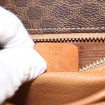 Celine Vintage Macadam Shoulder Bag Canvas and Leather - image 7