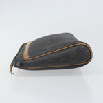 Christian Dior Vintage Honeycomb Zip Pouch Canvas and Leather - image 4