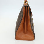 Celine Vintage Macadam Handbag Canvas and Leather - image 3