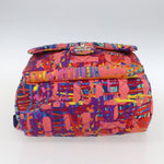 Chanel CC Pocket Backpack Quilted Printed Foulard Medium - image 19