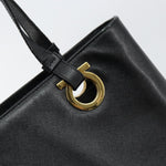 Salvatore Ferragamo Gancini handbag Leather - image 13