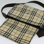Burberry Vintage Flap Crossbody Bag Haymarket Canvas - image 18