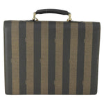 Fendi Vintage Pequin Briefcase Bag Coated Canvas Large - image 2