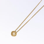 Christian Dior CD Round Pendant Necklace Metal and Crystals - image 12