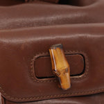 Gucci Vintage Bamboo Backpack Leather Mini - image 12