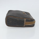 Christian Dior Vintage Honeycomb Zip Pouch Canvas and Leather - image 3